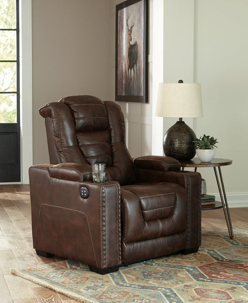 Owner's Box Power Recliner - Tallahassee Discount Furniture (FL)