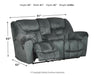 Capehorn Reclining Loveseat with Console - Tallahassee Discount Furniture (FL)