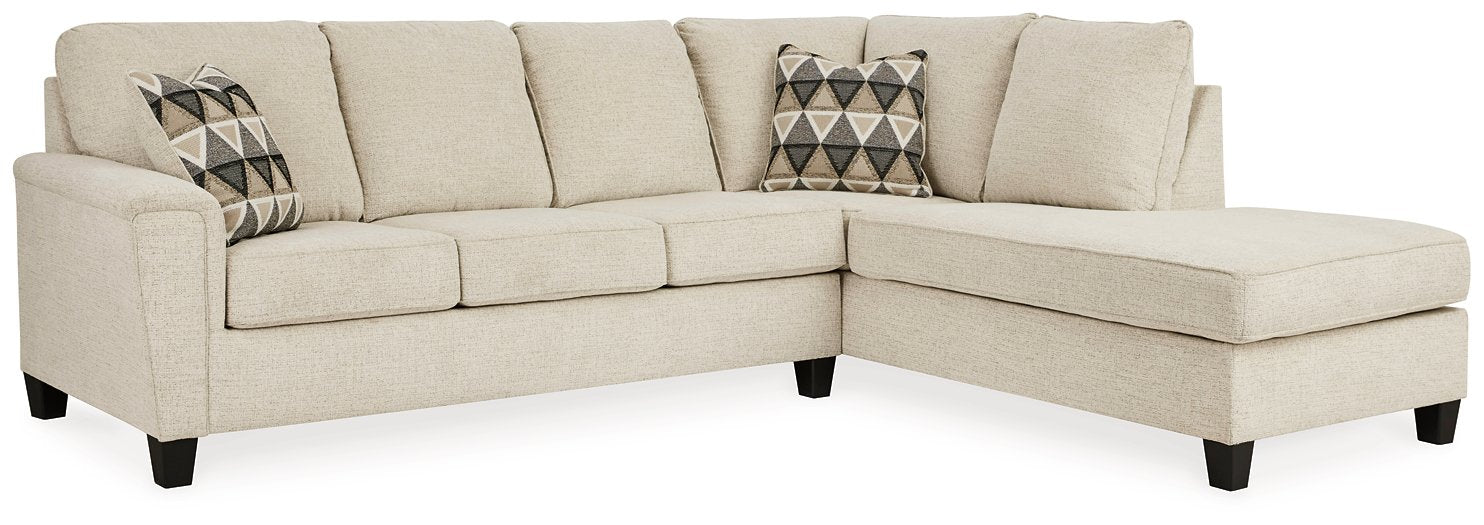 Abinger 2-Piece Sectional with Chaise - Tallahassee Discount Furniture (FL)