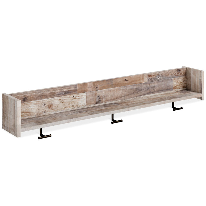 Neilsville Wall Mounted Coat Rack with Shelf - Tallahassee Discount Furniture (FL)
