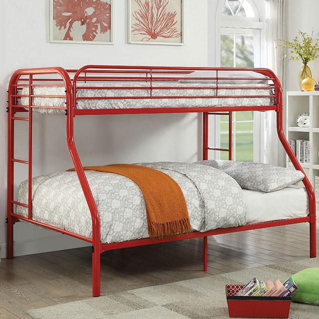 Opal Red Twin/Full Bunk Bed image