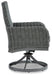 Elite Park Swivel Chair with Cushion (Set of 2) - Tallahassee Discount Furniture (FL)
