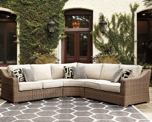 Beachcroft Outdoor Seating Set - Tallahassee Discount Furniture (FL)