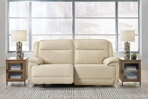 Double Deal Power Reclining Loveseat Sectional - Tallahassee Discount Furniture (FL)