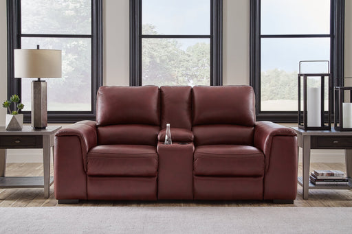 Alessandro Power Reclining Loveseat with Console - Tallahassee Discount Furniture (FL)